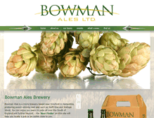 Tablet Screenshot of bowman-ales.com